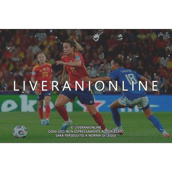 TVEM July 11, 2025 Bern, Switzerland - Italy vs Spain - Women\'s UEFA Euro 2025 - Stadion Wankdorf. In the pic: Alexia Putellas of Spain in action against Arianna Caruso of Italy foto emmanuele mastrodonato-ag aldo liverani sas