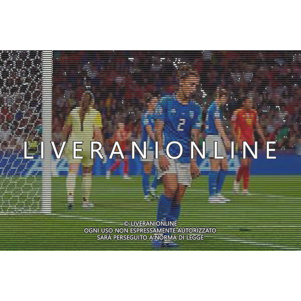 TVEM July 11, 2025 Bern, Switzerland - Italy vs Spain - Women\'s UEFA Euro 2025 - Stadion Wankdorf. In the pic: Elisabetta Oliviero of Italy disappointment foto emmanuele mastrodonato-ag aldo liverani sas