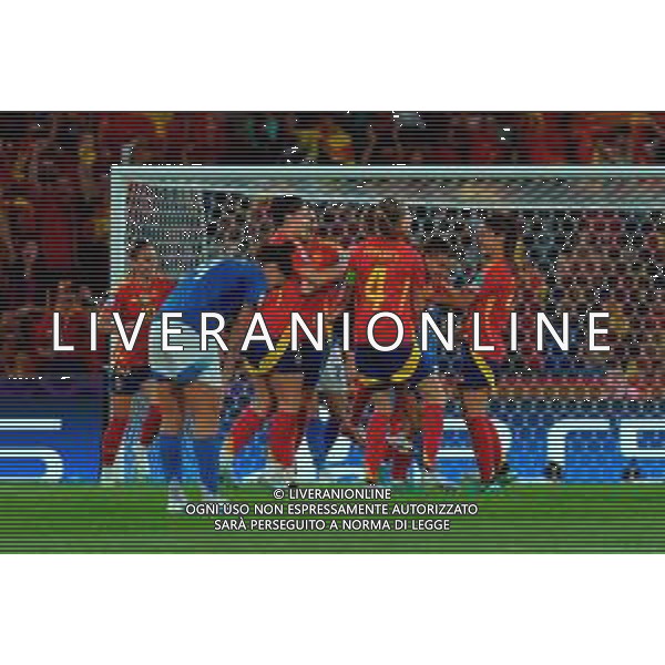 TVEM July 11, 2025 Bern, Switzerland - Italy vs Spain - Women\'s UEFA Euro 2025 - Stadion Wankdorf. In the pic: Patri Guijarro of Spain celebrates after scoring a goal with teammates foto emmanuele mastrodonato-ag aldo liverani sas