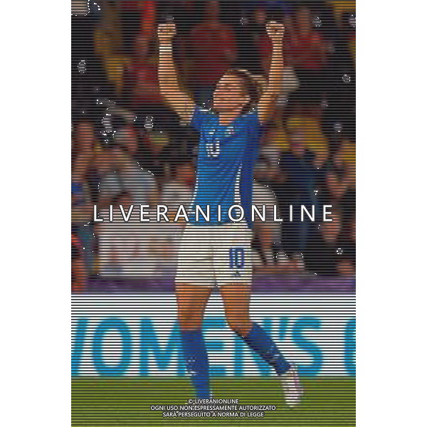 TVEM July 11, 2025 Bern, Switzerland - Italy vs Spain - Women\'s UEFA Euro 2025 - Stadion Wankdorf. In the pic: Cristiana Girelli of Italy celebrates foto emmanuele mastrodonato-ag aldo liverani sas