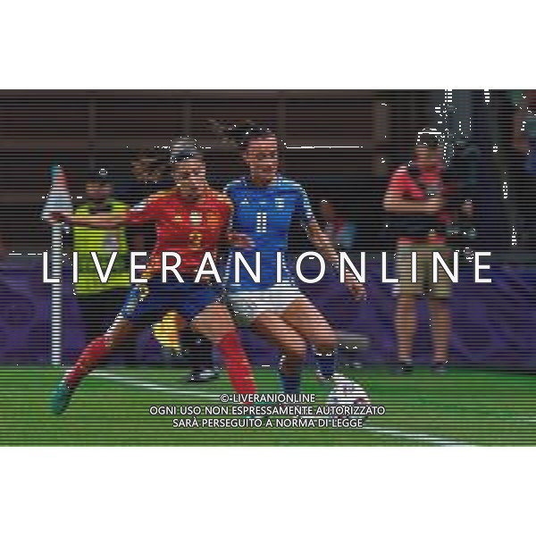 TVEM July 11, 2025 Bern, Switzerland - Italy vs Spain - Women\'s UEFA Euro 2025 - Stadion Wankdorf. In the pic: Jana Fernàndez of Spain in action against Barbara Bonansea of Italy foto emmanuele mastrodonato-ag aldo liverani sas