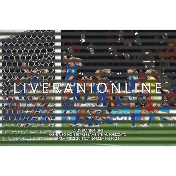 TVEM July 11, 2025 Bern, Switzerland - Italy vs Spain - Women\'s UEFA Euro 2025 - Stadion Wankdorf. In the pic: players of Italy celebrates foto emmanuele mastrodonato-ag aldo liverani sas