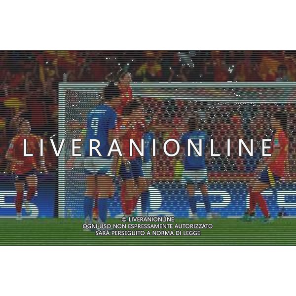TVEM July 11, 2025 Bern, Switzerland - Italy vs Spain - Women\'s UEFA Euro 2025 - Stadion Wankdorf. In the pic: Patri Guijarro of Spain celebrates after scoring a goal with teammates foto emmanuele mastrodonato-ag aldo liverani sas