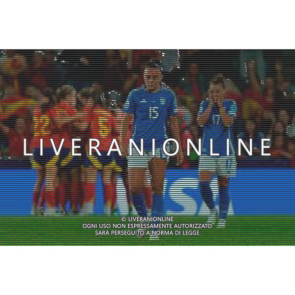 TVEM July 11, 2025 Bern, Switzerland - Italy vs Spain - Women\'s UEFA Euro 2025 - Stadion Wankdorf. In the pic: Annamaria Serturini of Italy disappointment foto emmanuele mastrodonato-ag aldo liverani sas