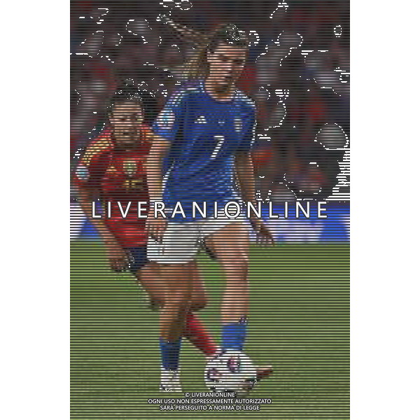 TVRG Italia vs Spagna nella foto Sofia Cantore (Italia) Berna (SVI) 11-07-2025 Stadio Wankdorf Italia vs Spagna Campionati Europei femminili UEFA Euro 2025 Gruppo B - 3a giornata foto Roberto Garavaglia/Agenzia Aldo Liverani sas