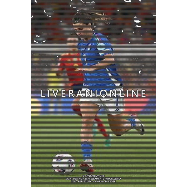TVRG Italia vs Spagna nella foto Sofia Cantore (Italia) Berna (SVI) 11-07-2025 Stadio Wankdorf Italia vs Spagna Campionati Europei femminili UEFA Euro 2025 Gruppo B - 3a giornata foto Roberto Garavaglia/Agenzia Aldo Liverani sas