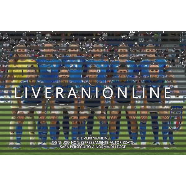 TVEM July 11, 2025 Bern, Switzerland - Italy vs Spain - Women\'s UEFA Euro 2025 - Stadion Wankdorf. In the pic: Italy team line up -TVEM Italia vs Spagna Campionati Europei femminili UEFA Euro 2025 BERNA - SVIZZERA 11.07.2025 ©TVEM Emmanuele Mastrodonato - AGENZIA ALDO LIVERANI SAS