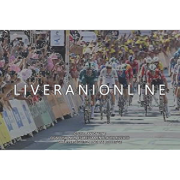 13-07-2025 Tour De France; Tappa 09 Chinon - Chateauroux; 2025, Soudal - Quick Step; 2025, Lidl - Trek; 2025, Lotto; Merlier, Tim; Milan, Jonathan; De Lie, Arnaud; Chateauroux; ©SIROTTI - AGENZIA ALDO LIVERANI SAS