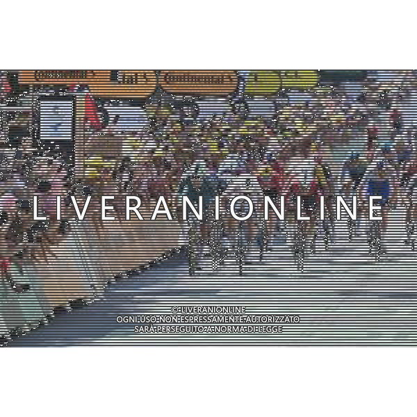 13-07-2025 Tour De France; Tappa 09 Chinon - Chateauroux; 2025, Soudal - Quick Step; 2025, Lidl - Trek; 2025, Lotto; Merlier, Tim; Milan, Jonathan; De Lie, Arnaud; Chateauroux; ©SIROTTI - AGENZIA ALDO LIVERANI SAS