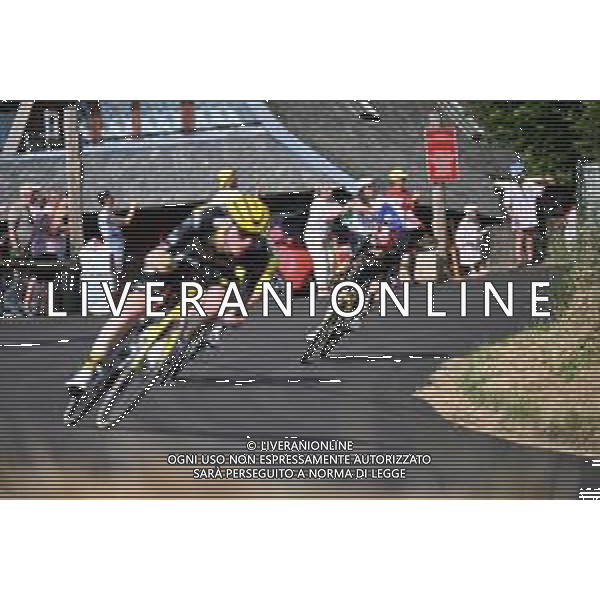 14-07-2025 Tour De France; Tappa 10 Ennezat - Le Mont Dore; 2025, Visma - Lease A Bike; Vingegaard, Jonas; Le Mont Dore; ©SIROTTI - AGENZIA ALDO LIVERANI SAS