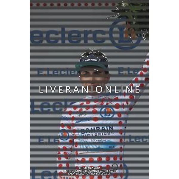 14-07-2025 Tour De France; Tappa 10 Ennezat - Le Mont Dore; 2025, Bahrain - Victorious; Martinez, Lenny; Le Mont Dore; ©SIROTTI - AGENZIA ALDO LIVERANI SAS