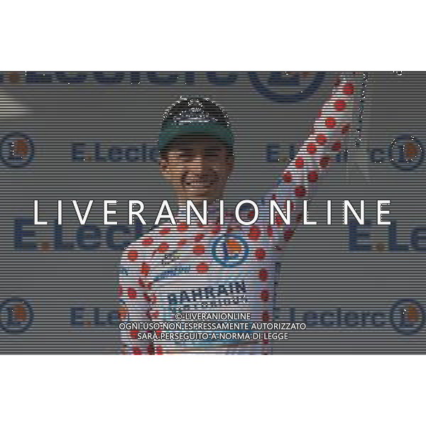 14-07-2025 Tour De France; Tappa 10 Ennezat - Le Mont Dore; 2025, Bahrain - Victorious; Martinez, Lenny; Le Mont Dore; ©SIROTTI - AGENZIA ALDO LIVERANI SAS