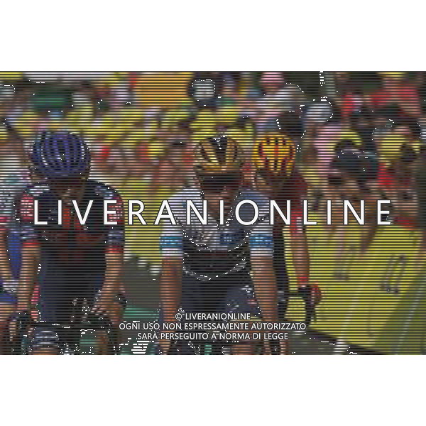 14-07-2025 Tour De France; Tappa 10 Ennezat - Le Mont Dore; 2025, Soudal - Quick Step; Evenepoel, Remco; Le Mont Dore; ©SIROTTI - AGENZIA ALDO LIVERANI SAS