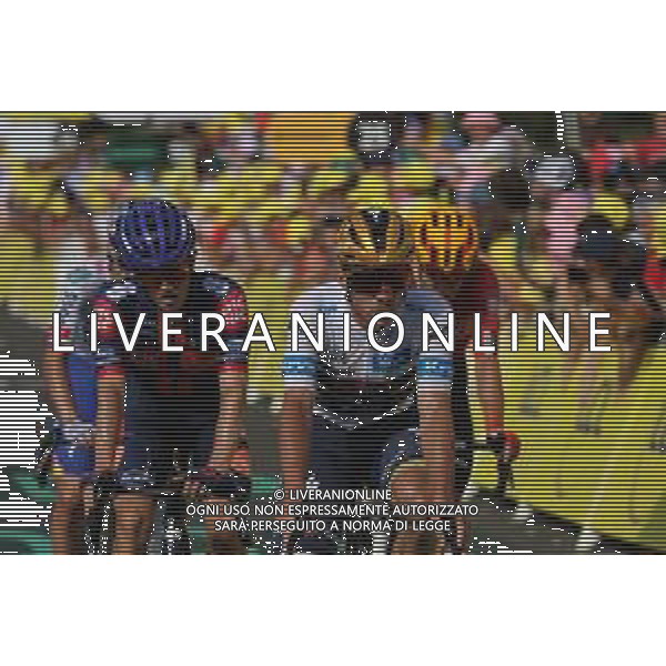 14-07-2025 Tour De France; Tappa 10 Ennezat - Le Mont Dore; 2025, Soudal - Quick Step; Evenepoel, Remco; Le Mont Dore; ©SIROTTI - AGENZIA ALDO LIVERANI SAS