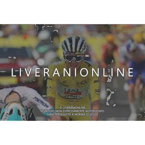 14-07-2025 Tour De France; Tappa 10 Ennezat - Le Mont Dore; 2025, Uae Team Emirates - Xrg; Pogacar, Tadej; Le Mont Dore; ©SIROTTI - AGENZIA ALDO LIVERANI SAS