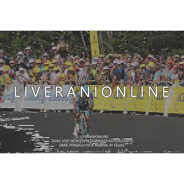 14-07-2025 Tour De France; Tappa 10 Ennezat - Le Mont Dore; 2025, Bahrain - Victorious; Martinez, Lenny; Le Mont Dore; ©SIROTTI - AGENZIA ALDO LIVERANI SAS