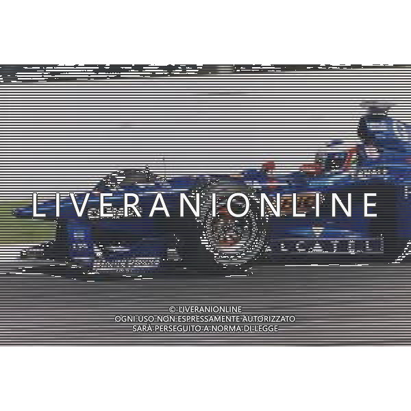 ST-RETROSPETTIVA JARNO TRULLI PILOTA F1 NELLA FOTO JARNO TRULLI CON LA PEUGEOT-PROST NELL\'ANNO 1998 AG CONTROLUCE-AG ALDO LIVERANI SAS 
