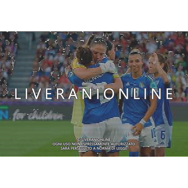 TVEM July 11, 2025 Bern, Switzerland - Italy vs Spain - Women\'s UEFA Euro 2025 - Stadion Wankdorf. In the pic: Laura Giuliani of Italy and Elisabetta Oliviero of Italy FOTO EMMANUELE MASTRODONATO-AG ALDO LIVERANI SAS