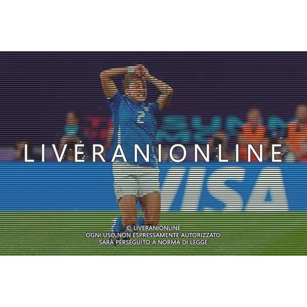 TVEM July 11, 2025 Bern, Switzerland - Italy vs Spain - Women\'s UEFA Euro 2025 - Stadion Wankdorf. In the pic: Elisabetta Oliviero of Italy celebrates after scoring a goal FOTO EMMANUELE MASTRODONATO-AG ALDO LIVERANI SAS