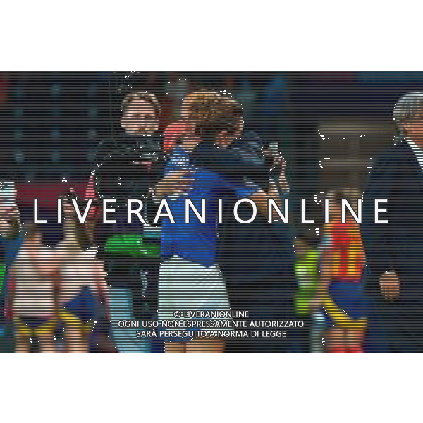 TVEM July 11, 2025 Bern, Switzerland - Italy vs Spain - Women\'s UEFA Euro 2025 - Stadion Wankdorf. In the pic: Cristiana Girelli of Italy and Andrea Soncin head coach of Italy FOTO EMMANUELE MASTRODONATO-AG ALDO LIVERANI SAS