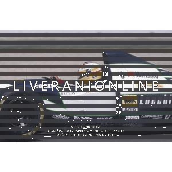 DIAP-RETROSPETTIVA LUCA BADOER PILOTA F1 NELLA FOTO LUCA BADOER NELL\'ANNO 1995 AG ALDO LIVERANI SAS