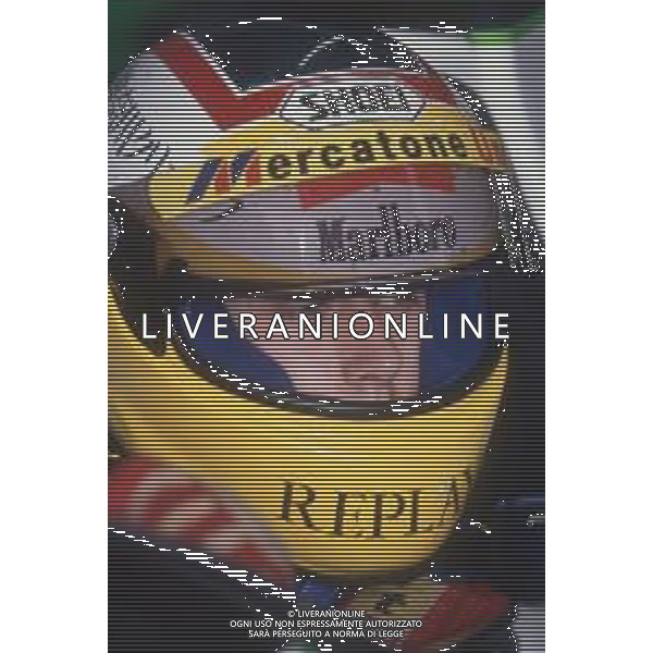 DIAP-RETROSPETTIVA LUCA BADOER PILOTA F1 NELLA FOTO LUCA BADOER NELL\'ANNO 1995 AG ALDO LIVERANI SAS