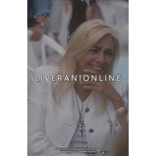 DIAP-RETROSPETTIVA MARA VENIER PRESENTATRICE TELEVISIVA E ATTRICE NELLA FOTO MARA VENIER A VENEZIA NELL\'ANNO 1995 AG ALDO LIVERANI SAS