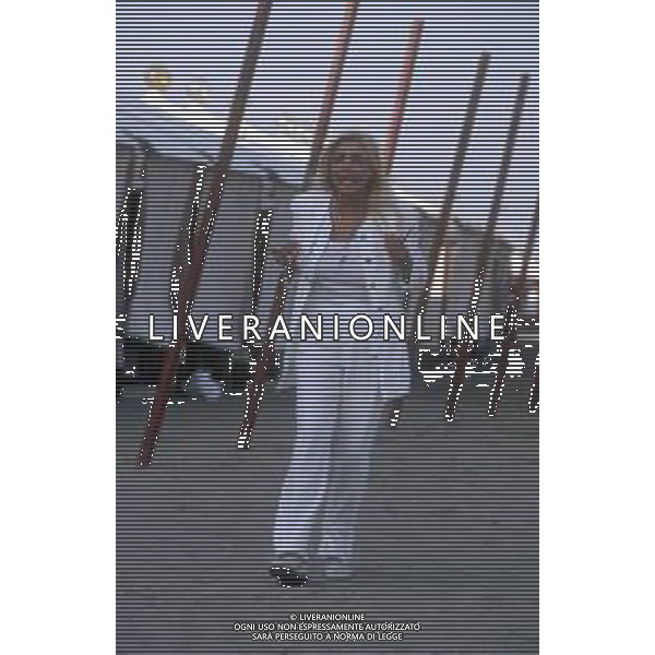 DIAP-RETROSPETTIVA MARA VENIER PRESENTATRICE TELEVISIVA E ATTRICE NELLA FOTO MARA VENIER A VENEZIA NELL\'ANNO 1995 AG ALDO LIVERANI SAS