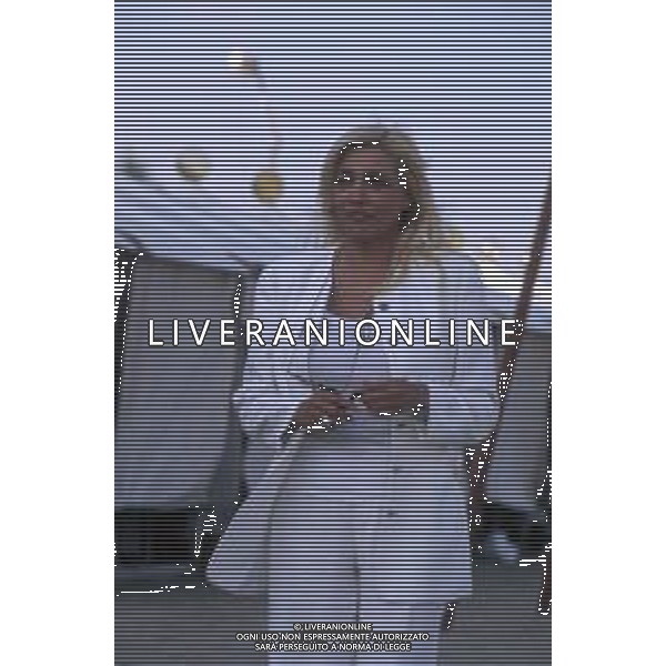 DIAP-RETROSPETTIVA MARA VENIER PRESENTATRICE TELEVISIVA E ATTRICE NELLA FOTO MARA VENIER A VENEZIA NELL\'ANNO 1995 AG ALDO LIVERANI SAS
