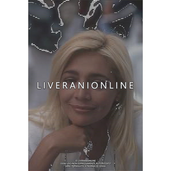 DIAP-RETROSPETTIVA MARA VENIER PRESENTATRICE TELEVISIVA E ATTRICE NELLA FOTO MARA VENIER A VENEZIA NELL\'ANNO 1995 AG ALDO LIVERANI SAS 