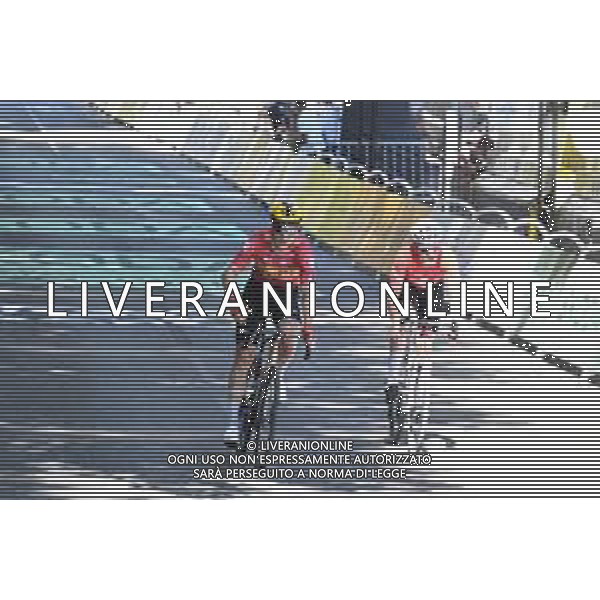 16-07-2025 Tour De France; Tappa 11 Toulouse - Toulouse; 2025, Uno X Mobility; 2025, Jayco - Alula; Abrahamsen, Jonas; Schmid, Mauro; Toulouse; ©SIROTTI - AGENZIA ALDO LIVERANI SAS