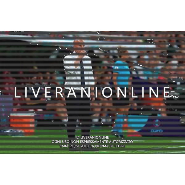 TVEM July 16, 2025 Geneva, Switzerland - Norway vs Italy - Women\'s UEFA Euro 2025 - Stade de Geneve. In the pic: Andrea Soncin head coach of Italy ©TVEM Emmanuele Mastrodonato - AGENZIA ALDO LIVERANI SAS