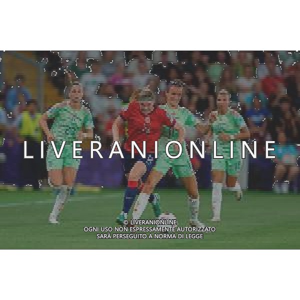 TVEM July 16, 2025 Geneva, Switzerland - Norway vs Italy - Women\'s UEFA Euro 2025 - Stade de Geneve. In the pic: Signe Gaupset of Norway in action against Barbara Bonansea of Italy ©TVEM Emmanuele Mastrodonato - AGENZIA ALDO LIVERANI SAS