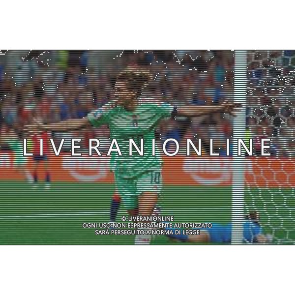 TVEM July 16, 2025 Geneva, Switzerland - Norway vs Italy - Women\'s UEFA Euro 2025 - Stade de Geneve. In the pic: Cristiana Girelli of Italy celebrates after scoring a goal ©TVEM Emmanuele Mastrodonato - AGENZIA ALDO LIVERANI SAS