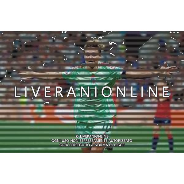 TVEM July 16, 2025 Geneva, Switzerland - Norway vs Italy - Women\'s UEFA Euro 2025 - Stade de Geneve. In the pic: Cristiana Girelli of Italy celebrates after scoring a goal ©TVEM Emmanuele Mastrodonato - AGENZIA ALDO LIVERANI SAS