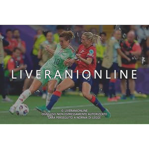 TVEM July 16, 2025 Geneva, Switzerland - Norway vs Italy - Women\'s UEFA Euro 2025 - Stade de Geneve. In the pic: Cristiana Girelli of Italy in action against Lisa Naalsund of Norway ©TVEM Emmanuele Mastrodonato - AGENZIA ALDO LIVERANI SAS