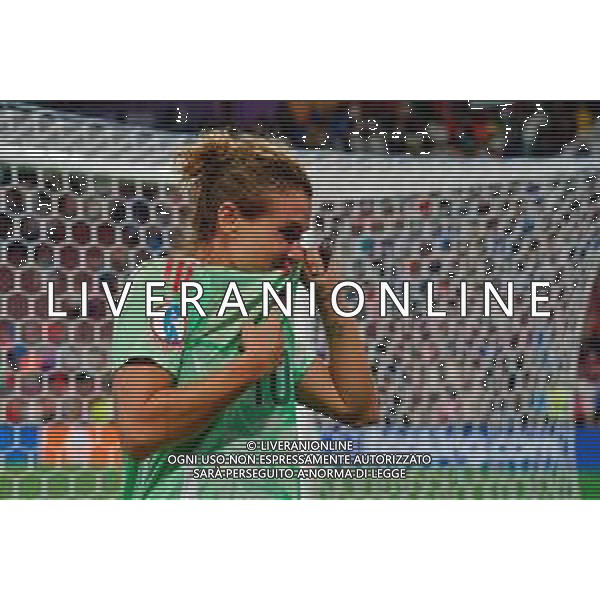 TVEM July 16, 2025 Geneva, Switzerland - Norway vs Italy - Women\'s UEFA Euro 2025 - Stade de Geneve. In the pic: Cristiana Girelli of Italy celebrates the victory ©TVEM Emmanuele Mastrodonato - AGENZIA ALDO LIVERANI SAS