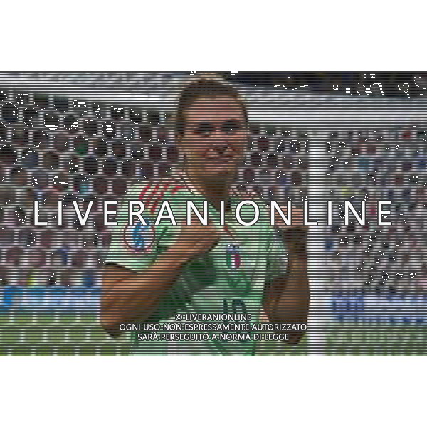 TVEM July 16, 2025 Geneva, Switzerland - Norway vs Italy - Women\'s UEFA Euro 2025 - Stade de Geneve. In the pic: Cristiana Girelli of Italy celebrates the victory ©TVEM Emmanuele Mastrodonato - AGENZIA ALDO LIVERANI SAS