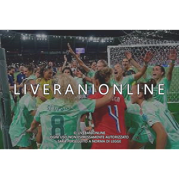 TVEM July 16, 2025 Geneva, Switzerland - Norway vs Italy - Women\'s UEFA Euro 2025 - Stade de Geneve. In the pic: players of Italy celebrates the victory ©TVEM Emmanuele Mastrodonato - AGENZIA ALDO LIVERANI SAS