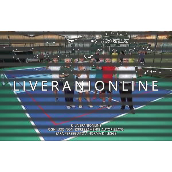 IMOLA 16 07 2025 ASBID BOCCIOFILA DI IMOLA INAUGURAZIONE DEL PRIMO CAMPO DI PICKLEBALL PRESENTE ASSESSORE PIERANGELO RAFFINI NELLA FOTO BRINDISI PER L\'INAUGURAZIONE DEL CAMPO DI PICKLEBALL ©SANNA - AGENZIA ALDO LIVERANI SAS