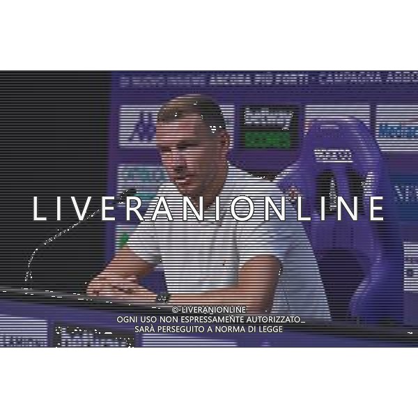 TVLS - Presentazione Edin Dzeko, Viola Park Firenze 17.07.2025 nella foto Edin Dzeko ©TVLS Lisa Guglielmi / Agenzia Aldo Liverani Sas- AGENZIA ALDO LIVERANI SAS