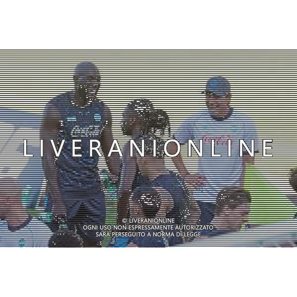 DIMARO 17.07.2025 RITIRO PRECAMPIONATO NAPOLI PRIMO ALLENAMENTO NELLA FOTO: ANTONIO CONTE, Romelu Lukaku FOTO MOSCA/AG. ALDO LIVERANI- AGENZIA ALDO LIVERANI SAS