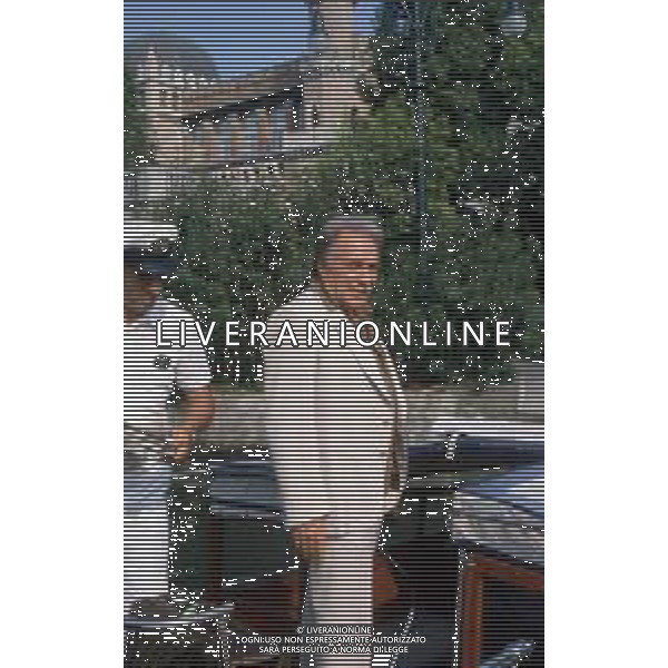 DIAP-RETROSPETTIVA UGO TOGNAZZI ATTORE NELLA FOTO UGO TOGNAZZI A VENEZIA NELL\'ANNO 1983 AG ALDO LIVERANI SAS