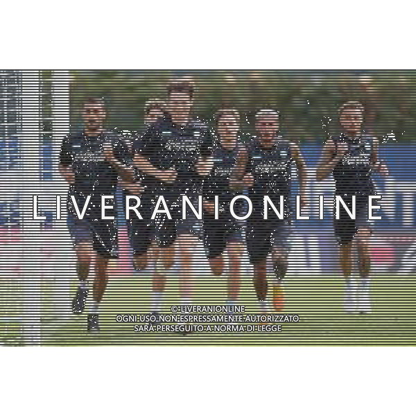 NAPOLI ALLENAMENTO RITIRO PRECAMPIONATO DIMARO 18.07.2025 NELLA FOTO: Scott McTominay, Pasquale Mazzocchi, Noa Lang FOTO MOSCA/AG. ALDO LIVERANI- AGENZIA ALDO LIVERANI SAS