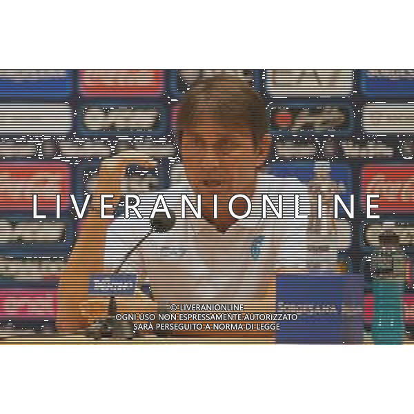 CONFERENZA STAMPA DI ANTONIO CONTE NAPOLI RITIRO PRECAMPIONATO DIMARO 18.07.2025 FOTO MOSCA/AG. ALDO LIVERANI- AGENZIA ALDO LIVERANI SAS