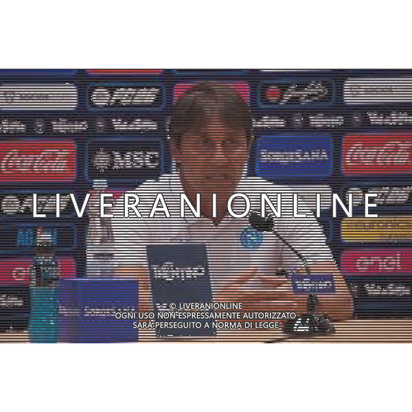 CONFERENZA STAMPA DI ANTONIO CONTE NAPOLI RITIRO PRECAMPIONATO DIMARO 18.07.2025 FOTO MOSCA/AG. ALDO LIVERANI- AGENZIA ALDO LIVERANI SAS