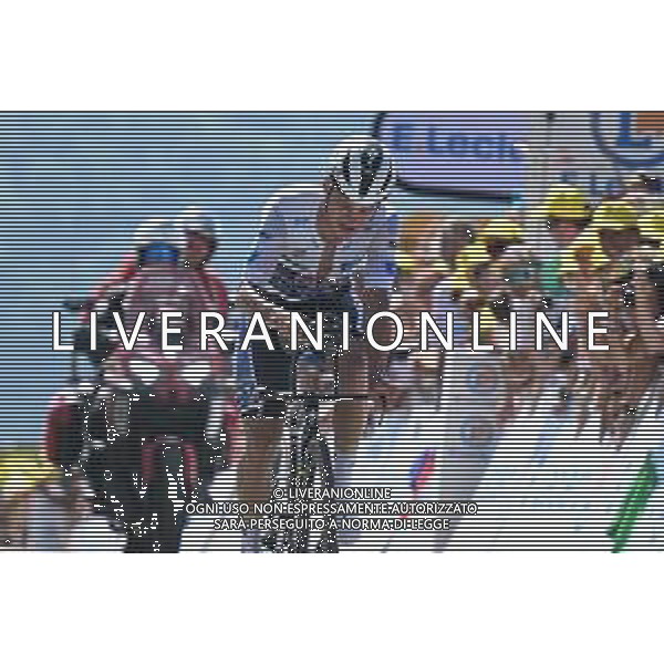 18-07-2025 Tour De France; Tappa 13 Loudenvielle - Peyragudes; 2025, Soudal - Quick Step; Evenepoel, Remco; Peyragudes; ©SIROTTI - AGENZIA ALDO LIVERANI SAS