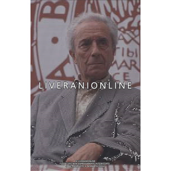 DIAP-RETROSPETTIVA MICHELANGELO ANTOGNONI REGISTA NELLA FOTO MICHELANGELO ANTONIONI A VENEZIA NELL\'ANNO 1995 AG ALDO LIVERANI SAS