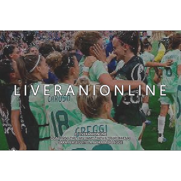 TVEM July 16, 2025 Geneva, Switzerland - Norway vs Italy - Women\'s UEFA Euro 2025 - Stade de Geneve. In the pic: Cristiana Girelli of Italy celebrates after scoring a goal with Barbara Bonansea of Italy ©TVEM Emmanuele Mastrodonato - AGENZIA ALDO LIVERANI SAS
