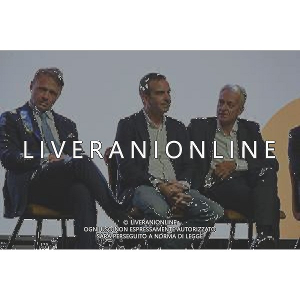 Sibari, Inaugurazione Vinitaly and the city - Calabria in wine, Parco Archeologico 18.07.2025. nella foto Francesco Lollobrigida (Ministro dell’Agricoltura e Forestazione), Roberto Occhiuto (Presidente Regione Calabria) e Gianluca Gallo (Assessore regionale Agricoltura Calabria) ©PASQUALE GOLIA - AGENZIA ALDO LIVERANI SAS